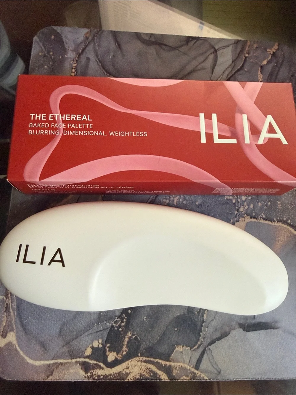 ILIA Curve Compact Palette — Champagne, Brown, Pink, Peach